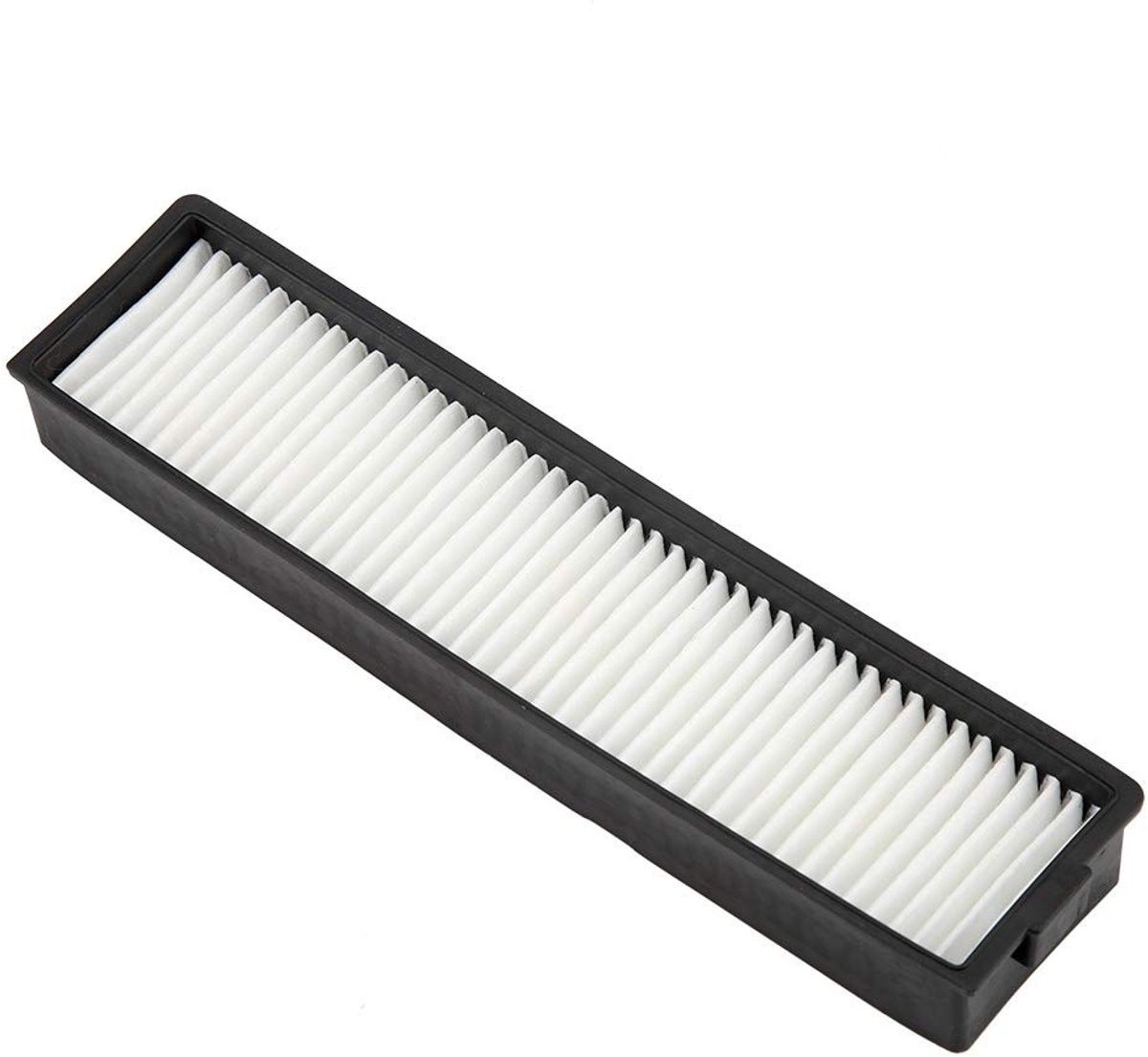 Dailygoods- HEPA Filter Vervanging - Compatibel met Hom Bot VR6270LVM/VR65710/VR6260LVM - Actieve Koolstof - Eenvoudig te Installeren - 182x44x22 mm - Verwijdert Allergenen - Robotstofzuigerfilter
