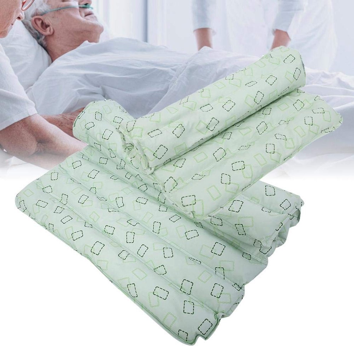 Dailygoods- Anti-Decubitus Kussen Wasbaar - Orthopedisch Kussen - Ademend Kussen - Voor Patiënt - Liggend Op Bed - Comfortabel en Ondersteunend - Zitkussen
