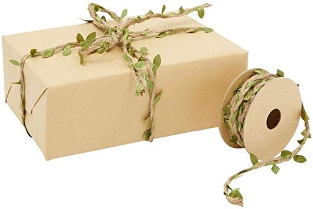 Dailygoods- Jute Touw - Sterk en Duurzaam - Kunstmatige Wijnstok - Doe-het-zelf Ambachten - Woondecoratie - Wasbaar en Natuurlijke Uiterlijk - Decoratietouw