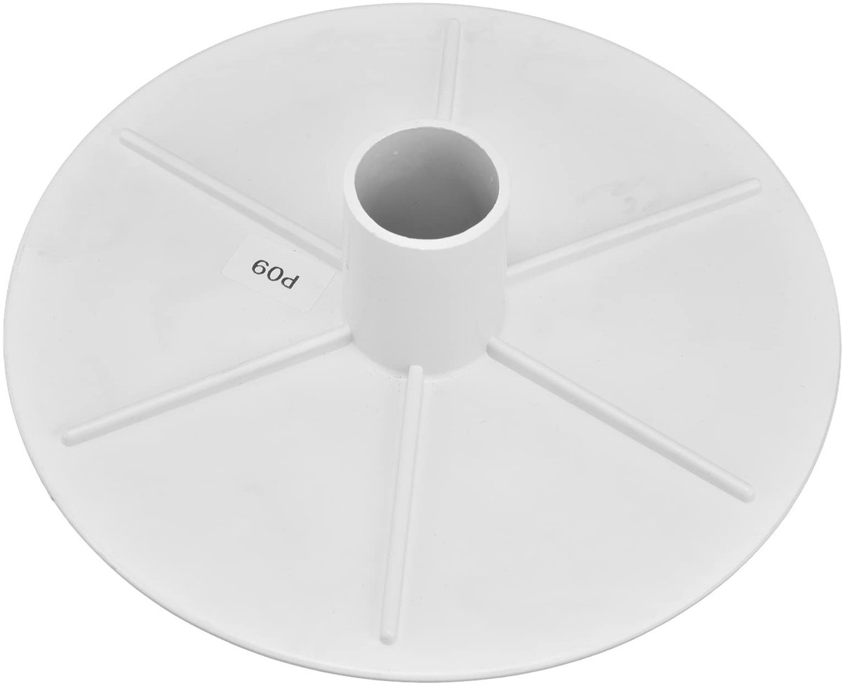 Dailygoods- Skimmer Vacuümplaat Duurzaam - Zwembad Skimmer - Vacuümplaat Adapter - Kunststof - Diameter 20,3 cm - Effectieve Vuilverwijdering - Zwembadaccessoire