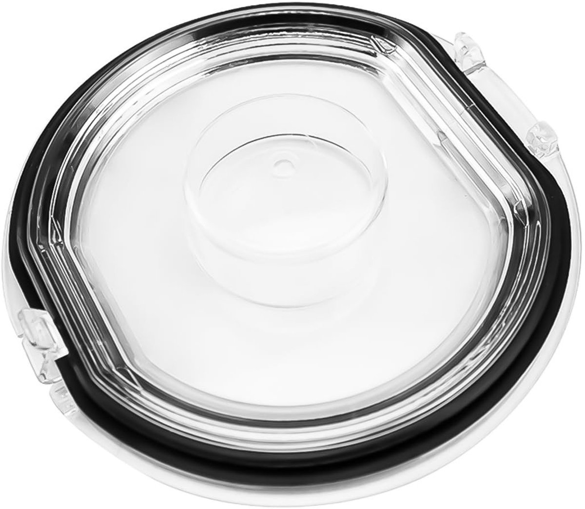Dailygoods- Afvalbak Deksel Vervanging - Deksel Stofbak - V7/V8 Stofzuiger - Stofemmer Deksel - Stofcollecto - Plastic 117x117x20mm