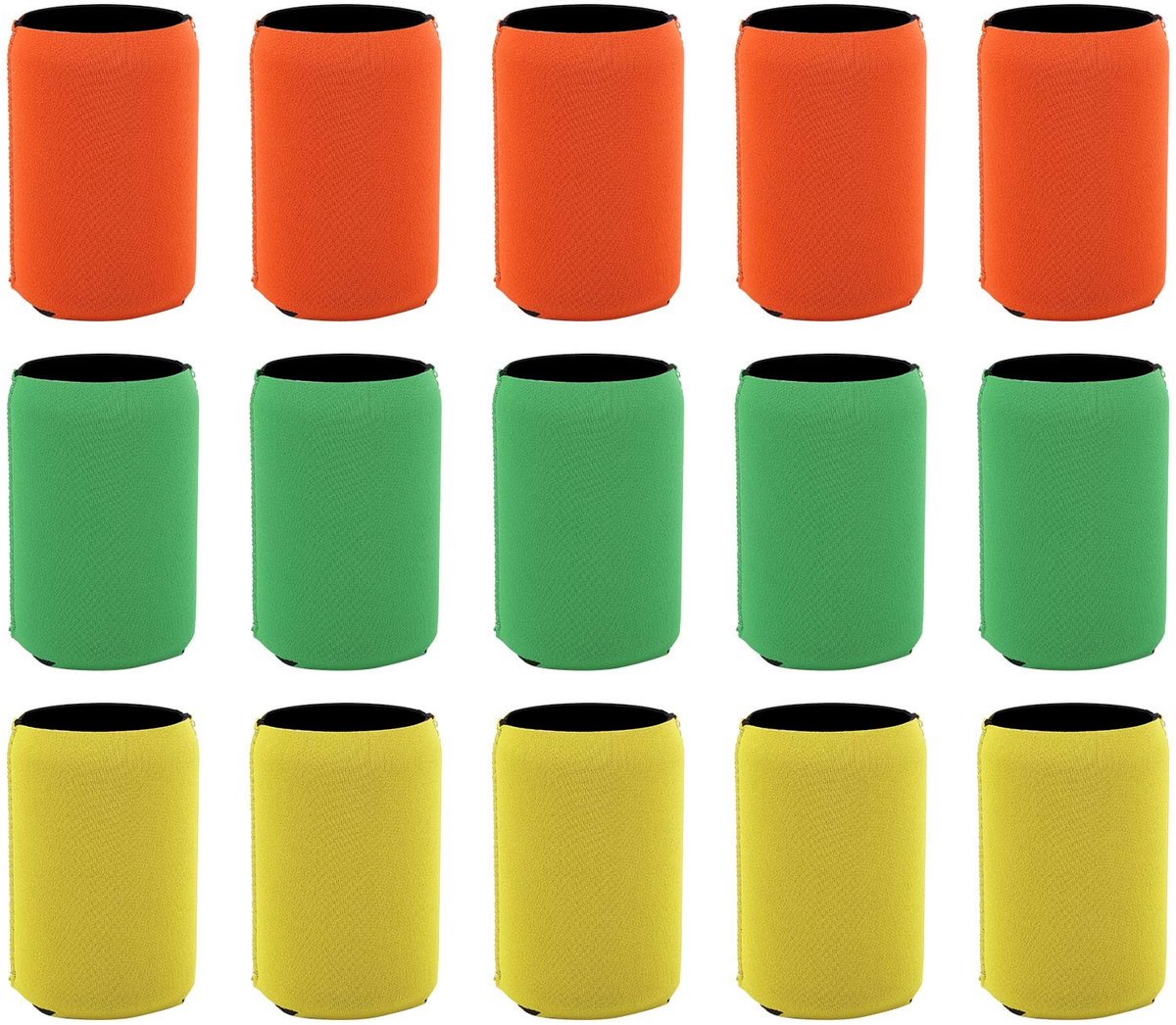 Dailygoods- Bierkan Geïsoleerd - 15 Stk - Neopreen - Waterdicht - Warmtebehoud - Koud Effect - Gemakkelijk Schoon te Maken - Blikhouder