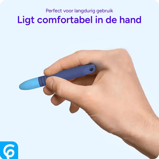 SBG Zachte Kindvriendelijke Stylus Pen - Tabletpen voor Kinderen - Geschikt voor Telefoon, Tablet en iPad - voor Tekenen en Schetsen - Compatibel met o.a. iPad, Samsung Tab & Lenovo Tab - Blauw van Merkloos — afbeelding 2