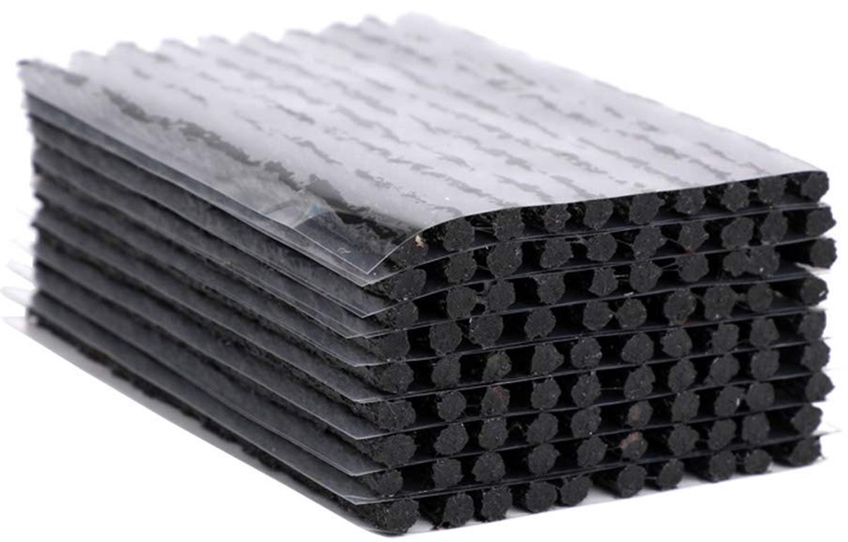 Dailygoods- Bandenreparatieset 100 Stuks - Tubeless Reparatieset - Rubberen Pluggen - Gereedschap - Bandenreparatie - Geschikt voor alle rubberen banden
