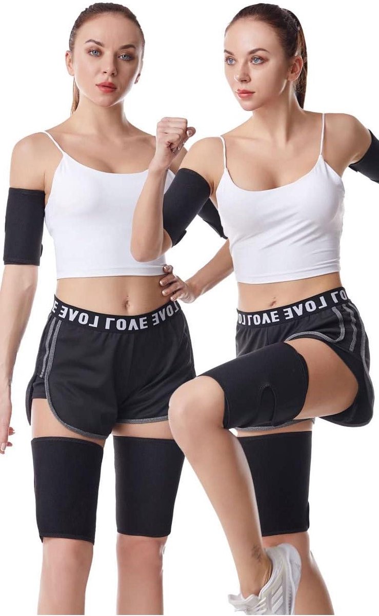 Arm Wraps - Arm Banden - Fitness Training - Compressie Materiaal - One Size - Zilver