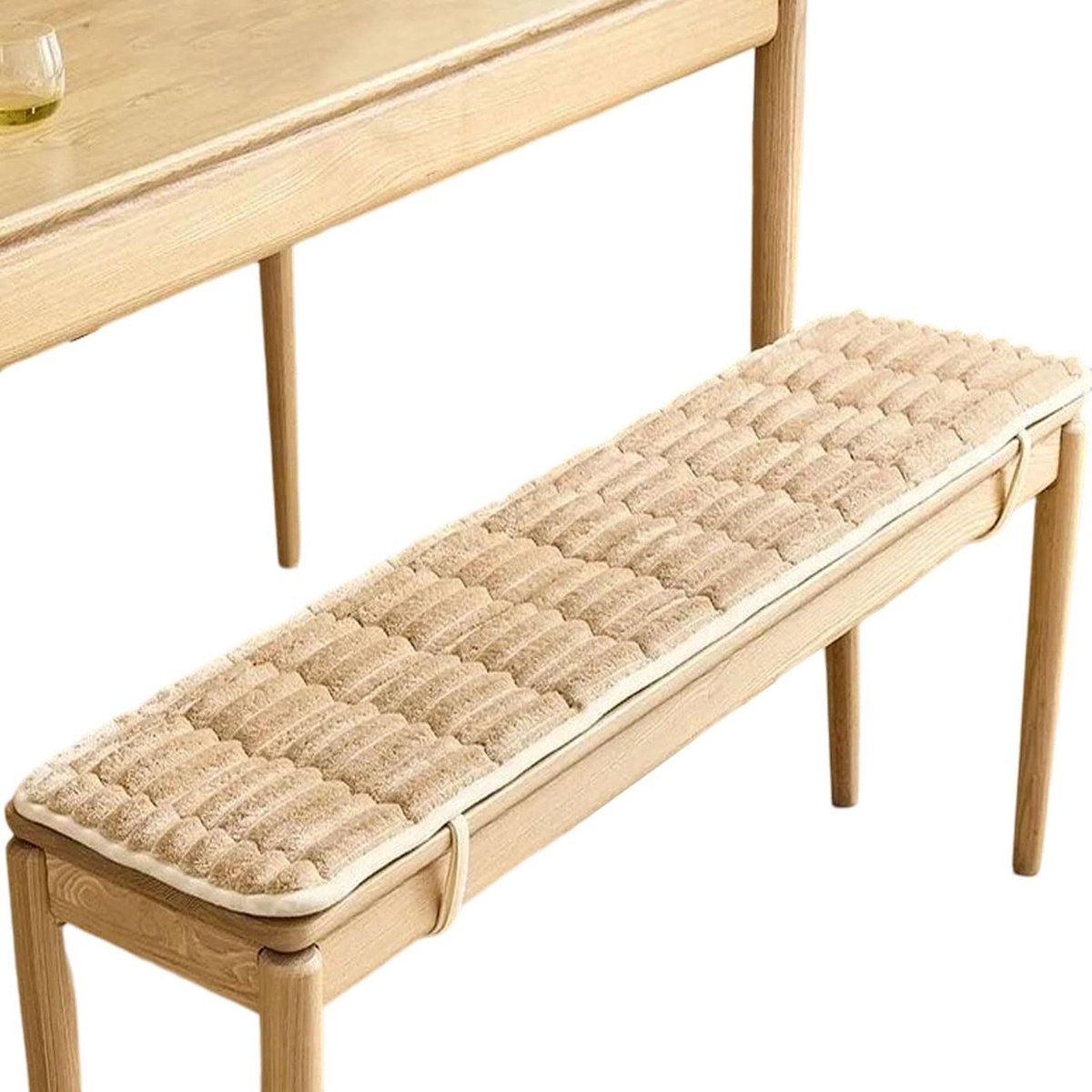 Bankkussen - Zitkussen - Comfortabel Zitten - Antislip Ontwerp - 30x170CM - Kaki
