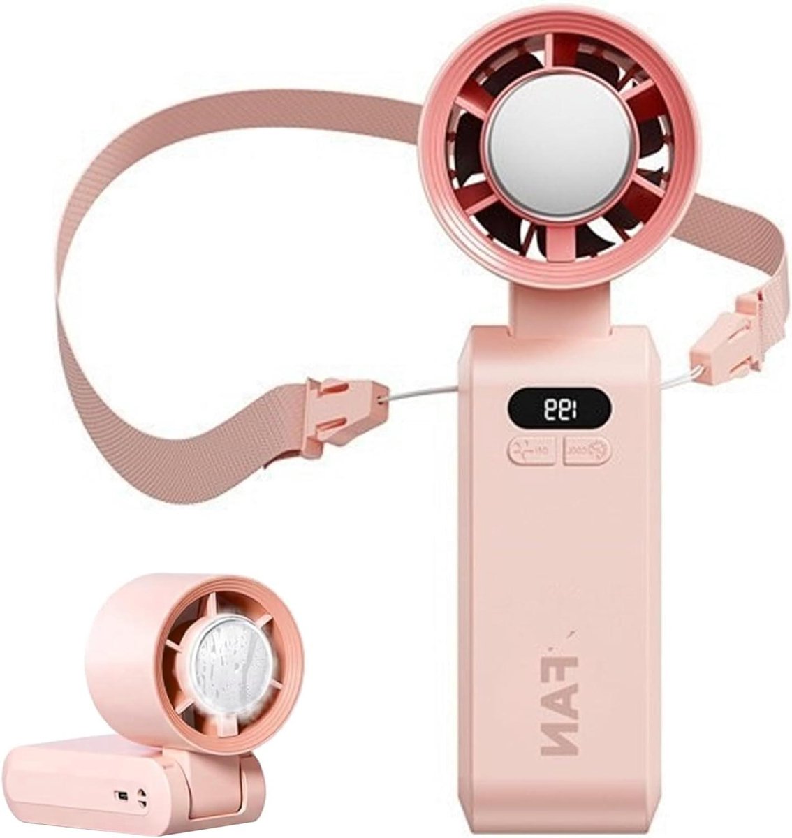 Draagbare Handventilator - Mini Ventilator Persoonlijke Fan - Koeling Onderweg - Turbotechnologie Krachtige Luchtstroom