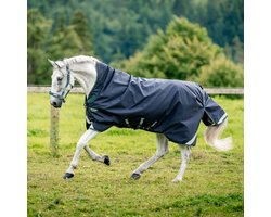 Rambo Wug Regendeken 200g Medium Navy/Jachtgroen & Zilver 75 inch / 6'3"