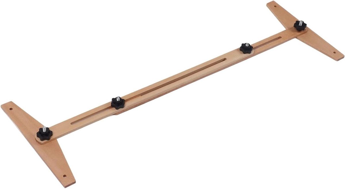 Houten Trappen Liniaal - Traptrede Sjabloon - Nauwkeurig Meten - 0-270 Graden - 30-49 Inch - Houtkleur