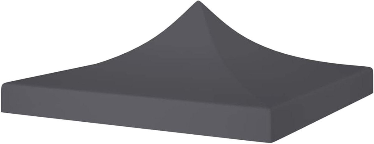 Partytent Dak - Gazebo Cover - Buitenfeesten - UV- en weerbestendig - 2x2 m - Antraciet