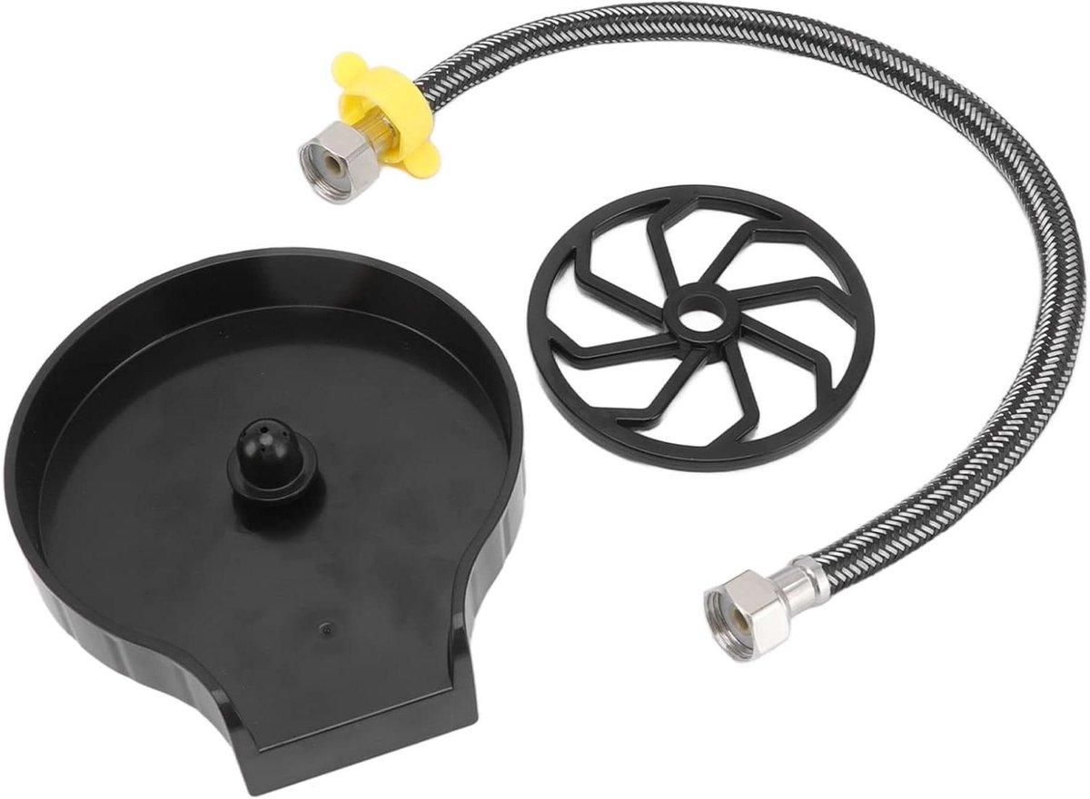 Glazenspoeler Keuken - Bekerreiniger Spoelbak - Snel Glazen Wassen - Automatische Reiniging - 14.2 cm Hoogte - Zilver