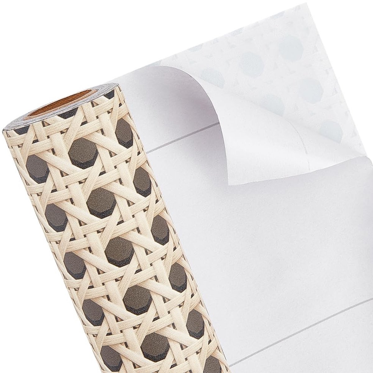 Dailygoods- Rotanbehang Waterdicht - Zelfklevend Behang - Verwijderbare Vinylfolie - Duurzaam PVC - Woondecoratie - Eenvoudig te Installeren - Wanddecoratie