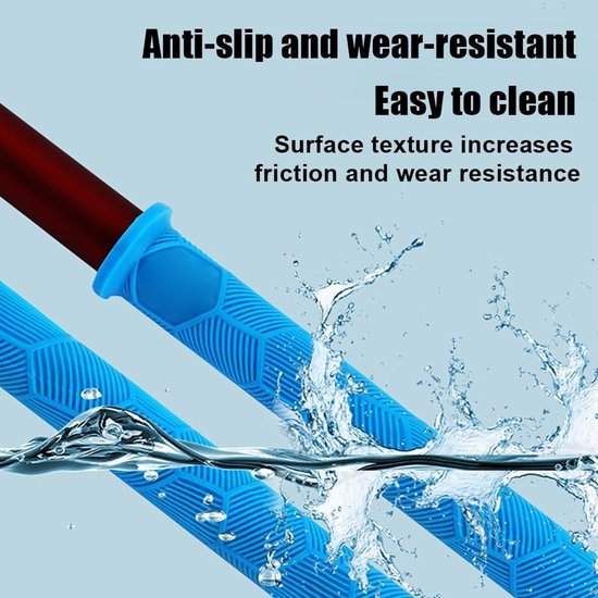 Dailygoods- Hengelhandvat Antislip - Siliconen Hoes - Bescherming voor 13mm-37mm Visstokken - Slijtvast - Nachtlichtfunctie - Verbeterde Grip - Hengelgreep van Dailygoods — afbeelding 3
