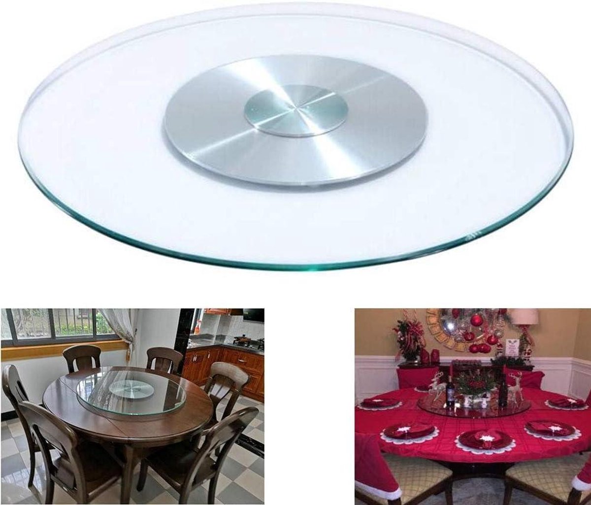 Draaitafel - Draaiplateau - Dineren - Gehard Glas - 40 of 50 cm - Transparant