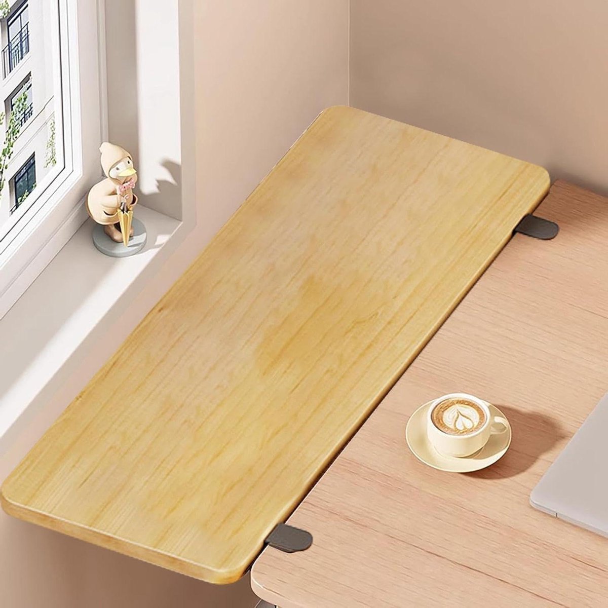 Toetsenbordstandaard - Bureau lade - Ruimte besparen - Opvouwbaar ontwerp - 60 x 25 cm - Zwart