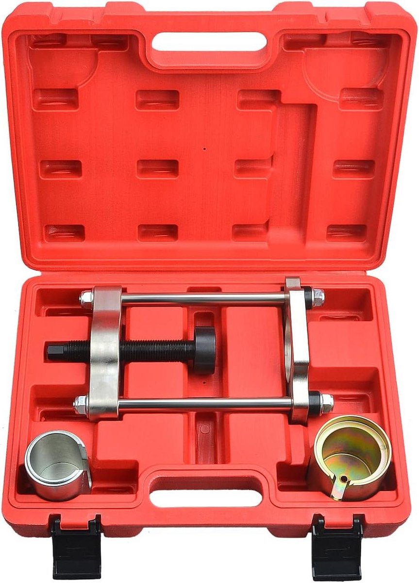 Gereedschapsset Achterasnaven - Wiellagergereedschap - Auto Onderhoud - Direct op Voertuig - 6.6 Kilogram - Zilver