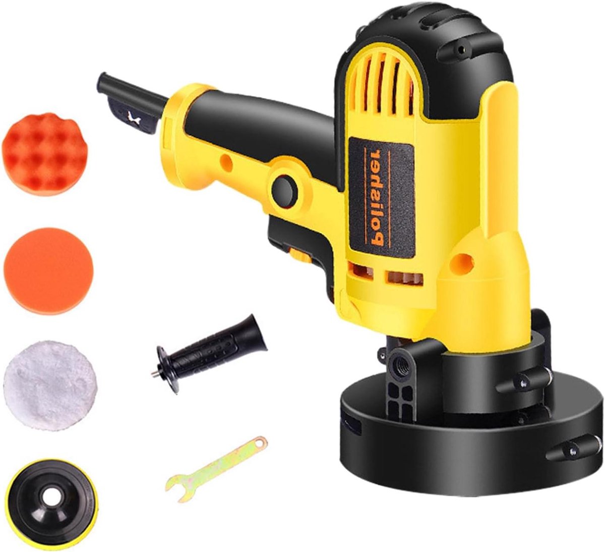 Polijstmachine - Detailer Elektrisch - Auto Lak Verzorgen - Oververhitting Bescherming - 12.5 cm Schijf - Europees