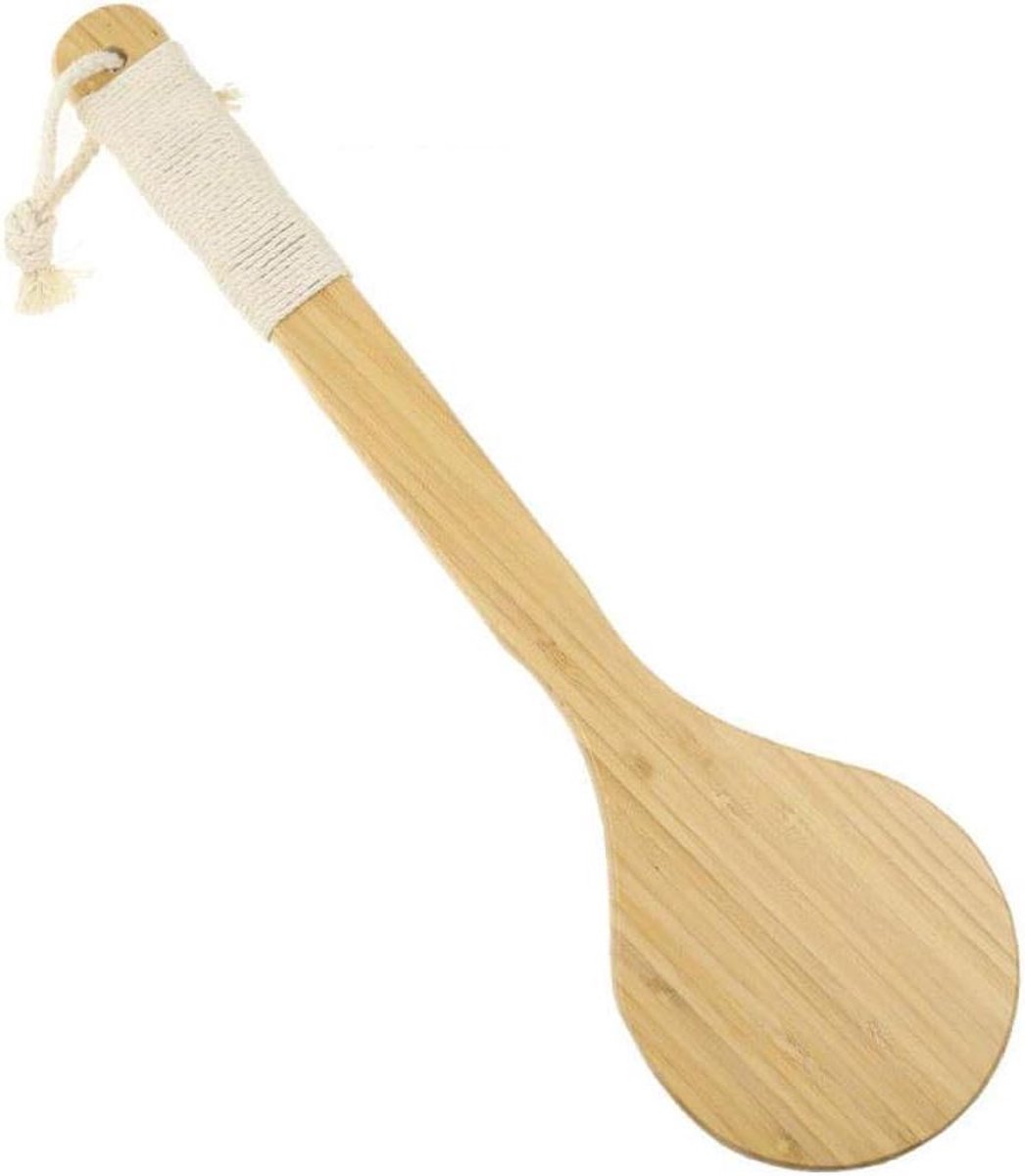 Doucheborstel Achterkant - Lichaamsborstel - Huidverzorging - Moderaat zacht - 40 cm - Blauw