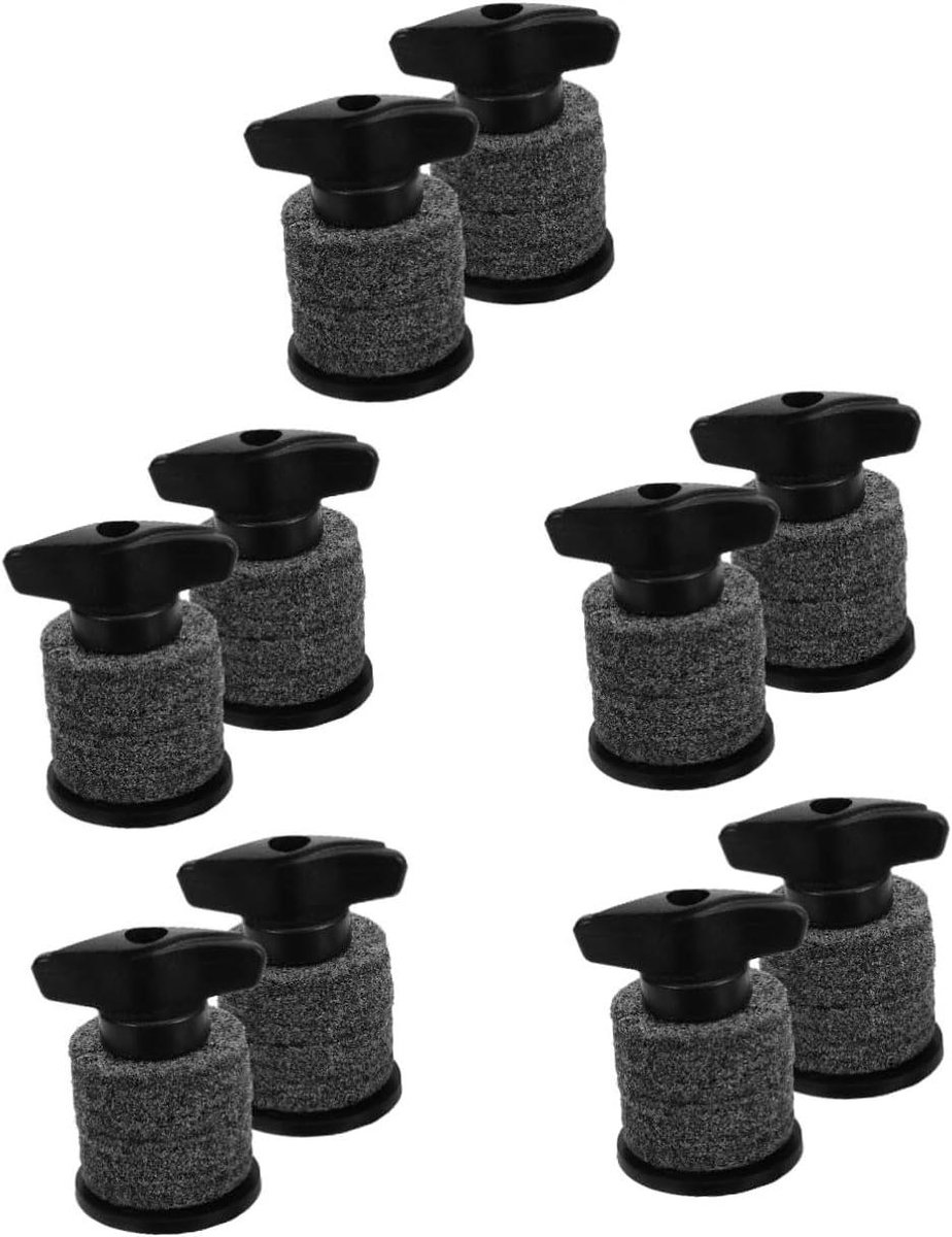Cimbaal Houder Set - Percussie Onderdelen - Muziek Maken - Fijne Afwerking - 10 Sets - Grijs