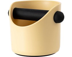 Espresso Emmer - Koffiedik Bak - Koffiedik Verwerken - Afneembare Klopstang - 11x11x105 cm - Khaki