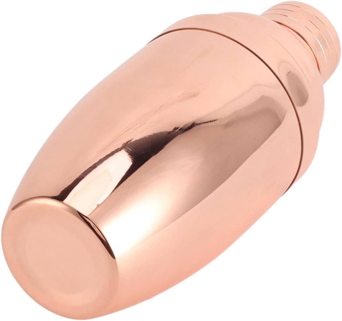 Cocktailshaker - Mixer Bar - Drankjes Maken - Geborstelde Afwerking - 500 Ml - Rosé Goud