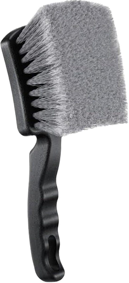 Bandborstel - Auto Schoonmaakborstel - Velgen Reinigen - Lange Stevige Haren - 24 cm - Zwart