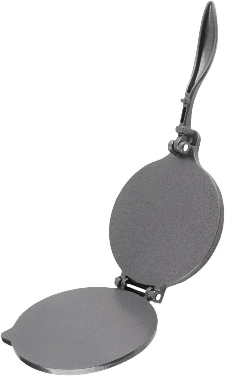 Tortillapers - Deegpers - Snelle Taartjes Maken - Aluminium Legering - 16cm - Zwart