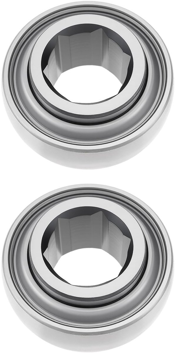 Dailygoods - 2 Stuks Hex Boring Lager voor Landbouwmachines