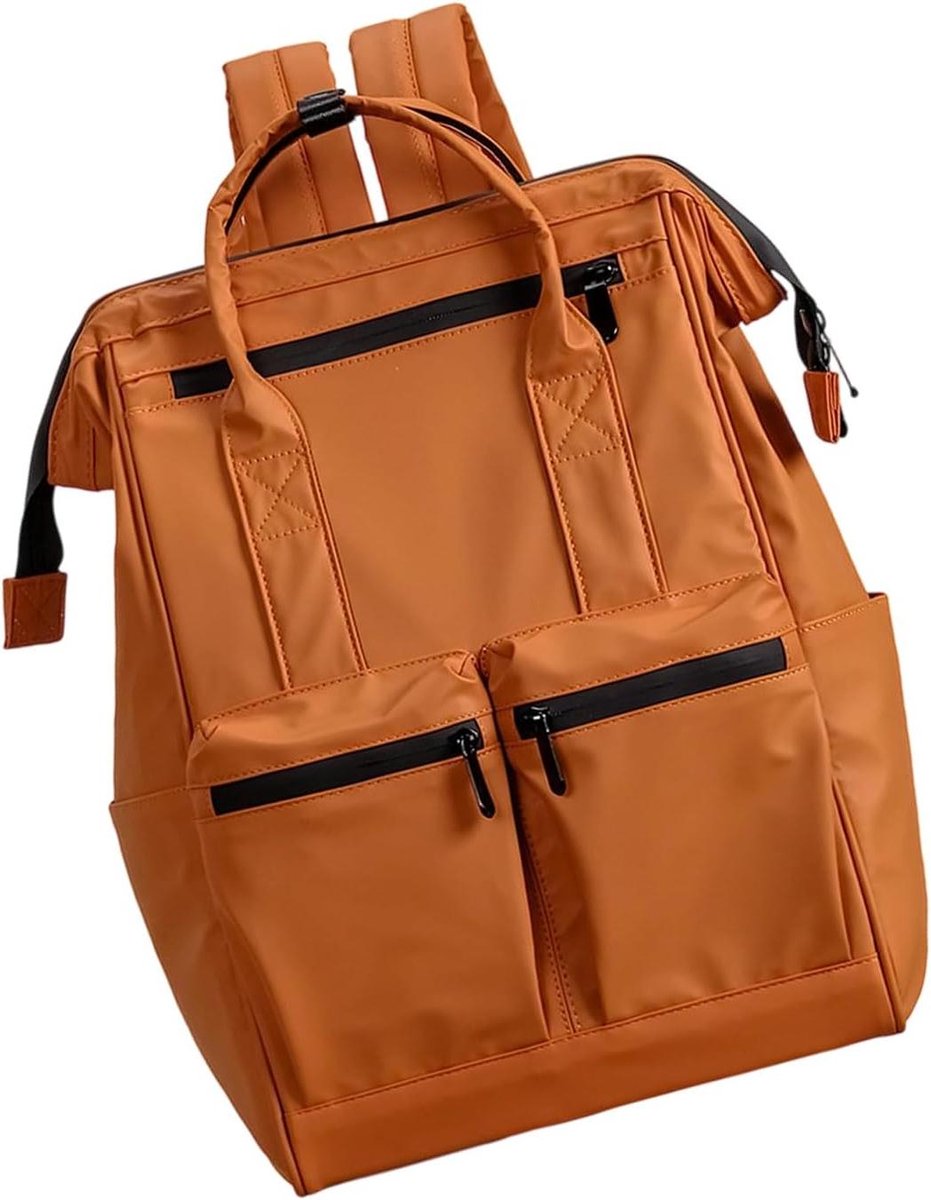 Laptop Rugzak - Computer Tas - Zakenreizen - Waterbestendig Ontwerp - 40 x 27 cm - Zwart