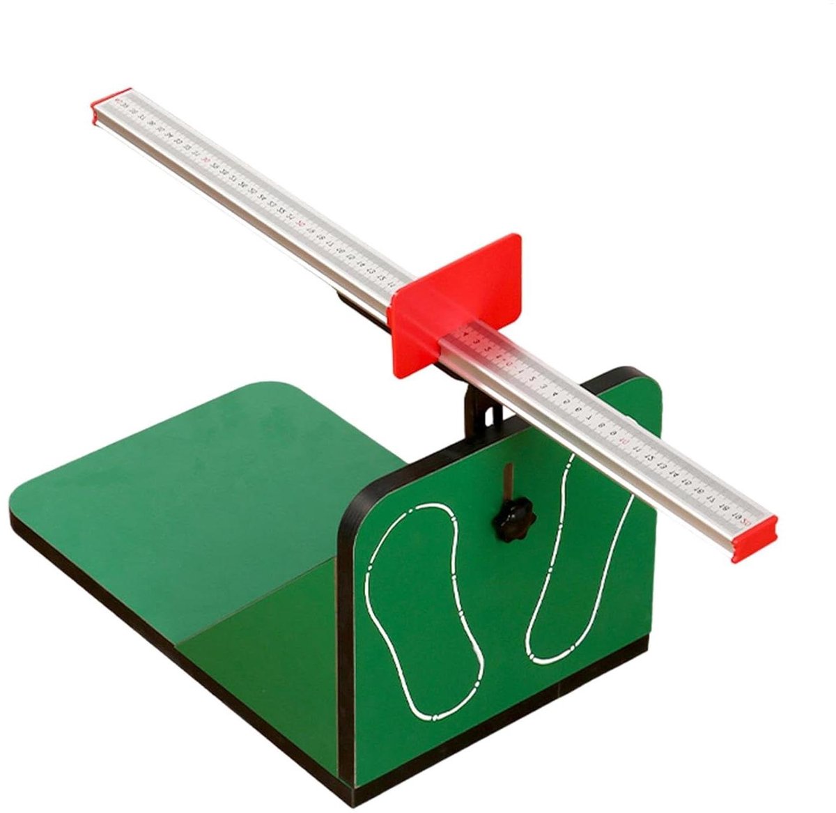 Flexibiliteit Tester - Lichaam Mobiliteit - Flexibiliteit Meten - Robuuste Aluminium Plaat - 23-33 cm Bereik - Grijs