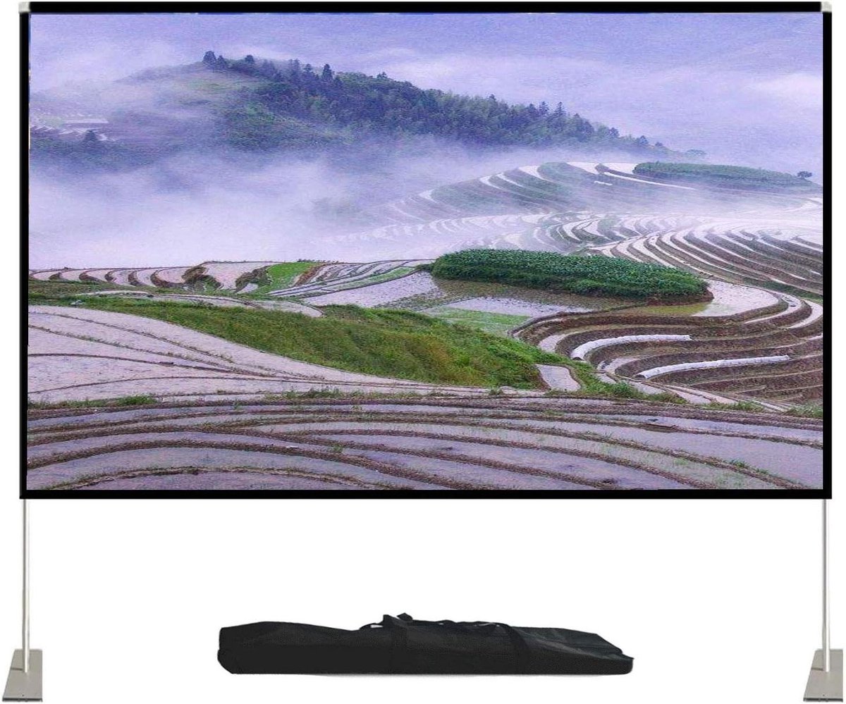 Projectiescherm - Filmscherm - Home cinema - Kreukvrij ontwerp - Tot 120 inch - Wit