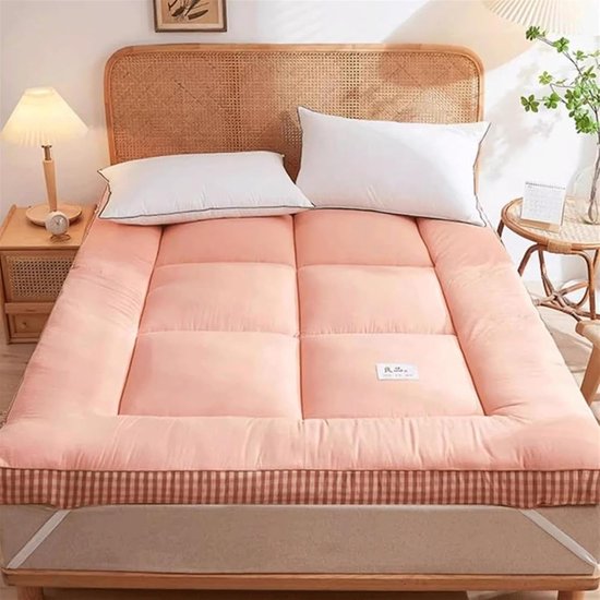 Japanse vloermatras - Opvouwbaar futon - Comfortabel slapen - Huidvriendelijke stof - 120 x 200 cm - Grijs — afbeelding 2