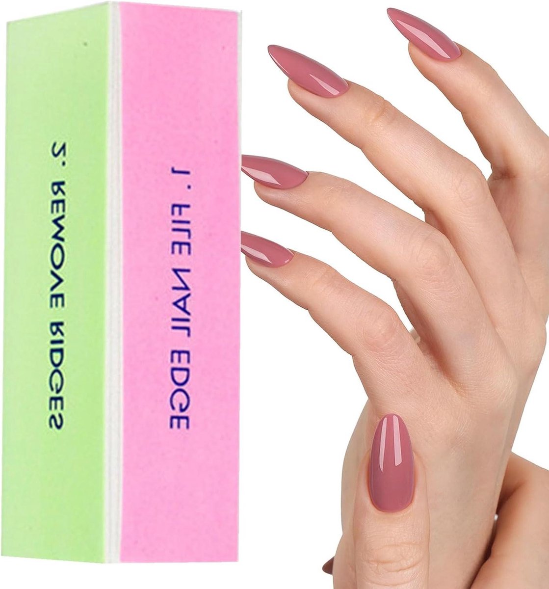 Nagel Buffer Block - Nagelvijl Set - Nagels Glad Maken - Vier Zijdige Functie