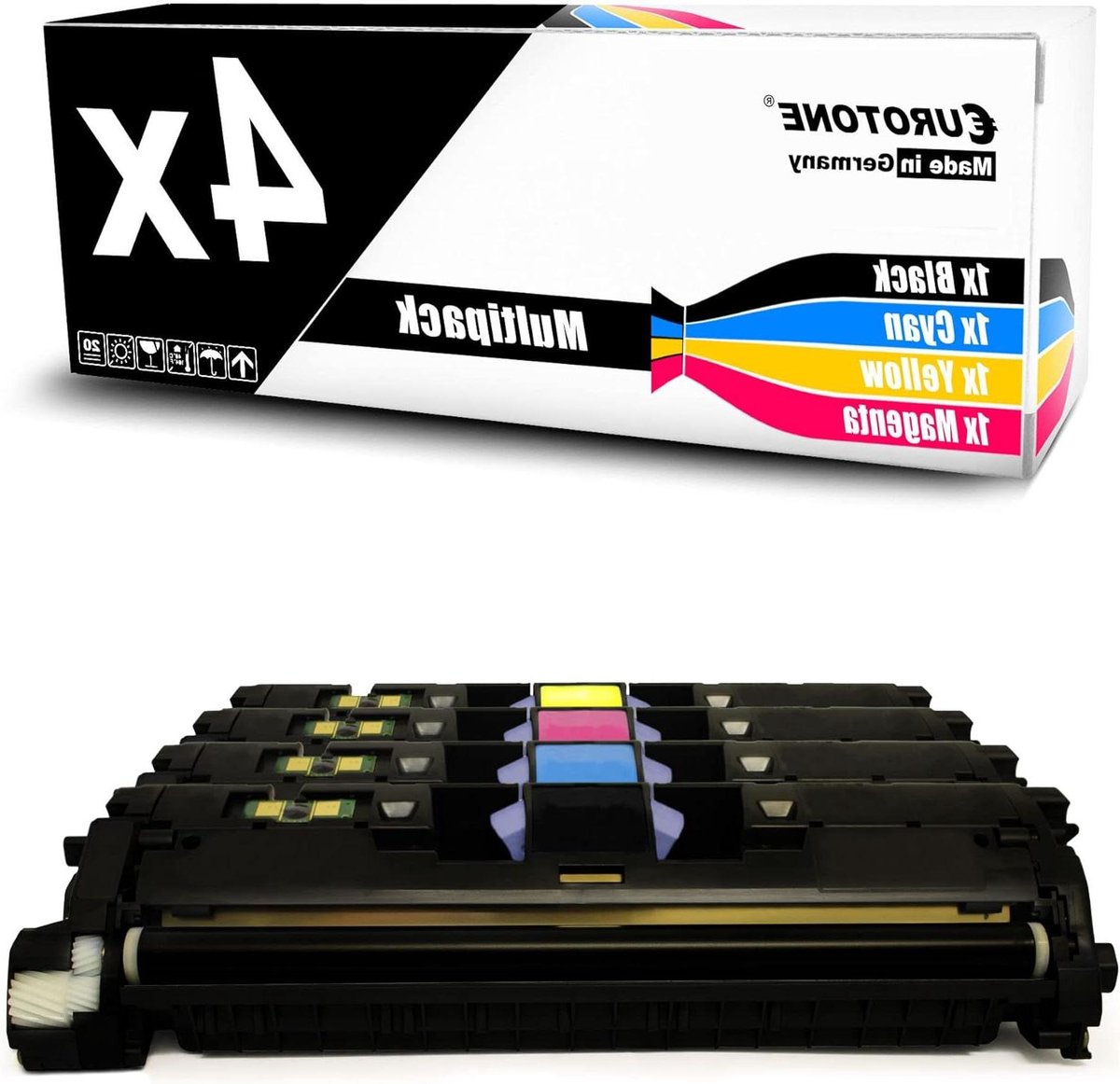 Toner Set - Printer Cartridges - Kantoor Printen - Hoge Capaciteit - 4 Stuks - Multicolor