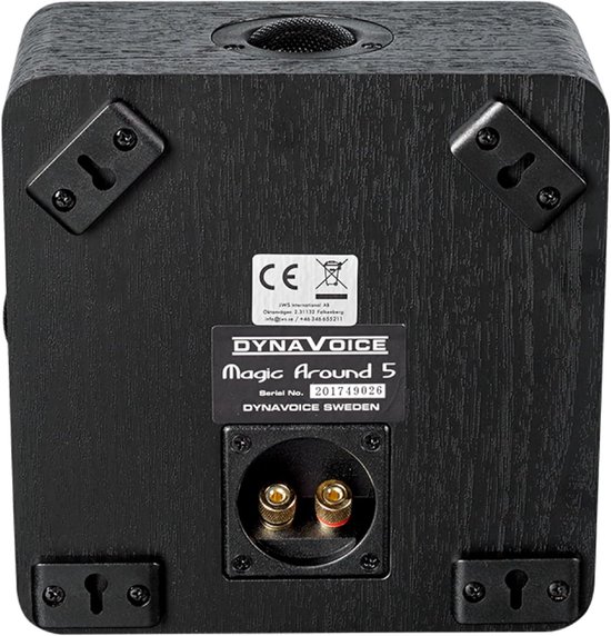 Surround Luidsprekers - Home Cinema - Films Kijken - Quadripolair Ontwerp - Paar - Zwart — afbeelding 2