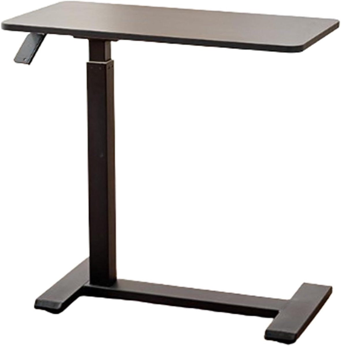 Verstelbare Tafel - Nachtkastje Bureau - Laptop Werkplek - Met Wielen - Verstelbaar - Zwart