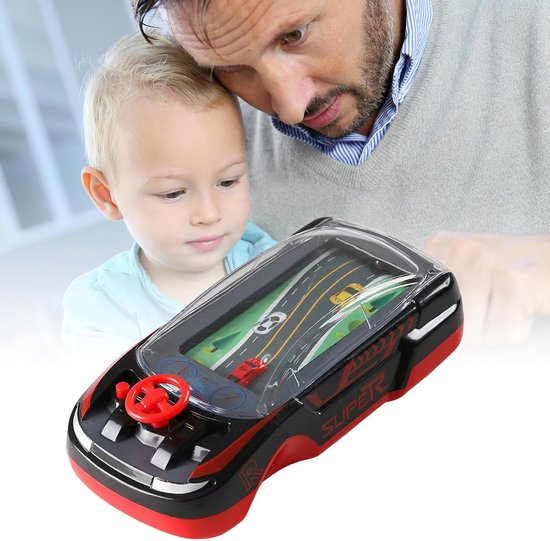 Raceauto Spelconsole - Rijsimulator Speelgoed - Interactief Familiespel - Twee Spelers Modus - 15x7.5x5cm - A — afbeelding 5