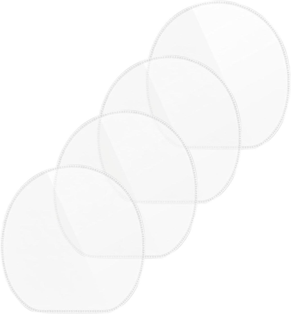 Tafeltennisracket Folie - Rubber Beschermer - Racket Onderhoud - Transparant Schild - 17 x 13 cm - Helder