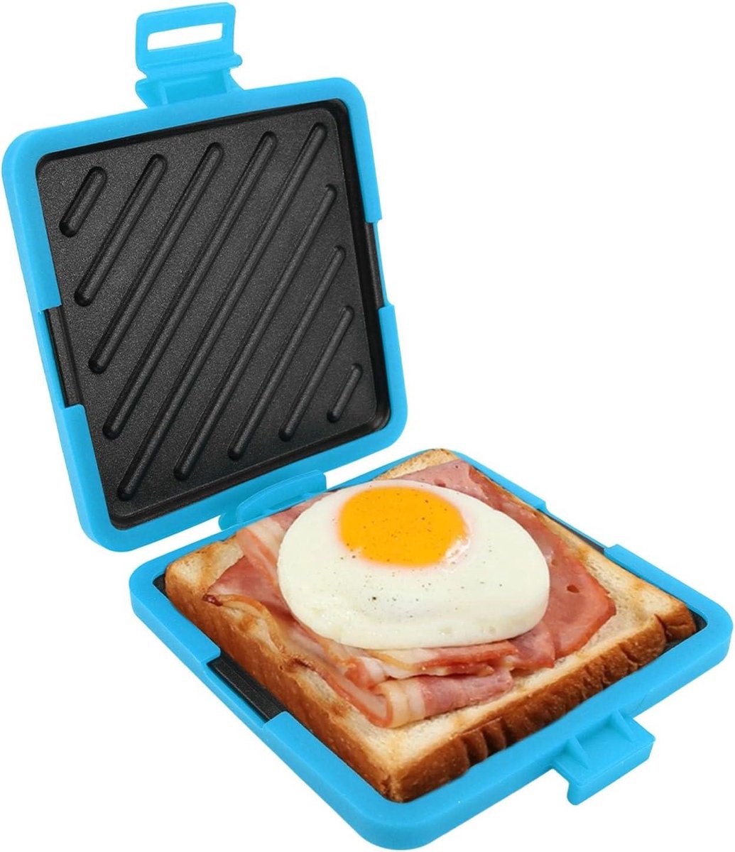Toastie Maker - Sandwich Pers - Snelle Lunch - Magnetron Geschikt - Niet Gespecificeerd - Blauw