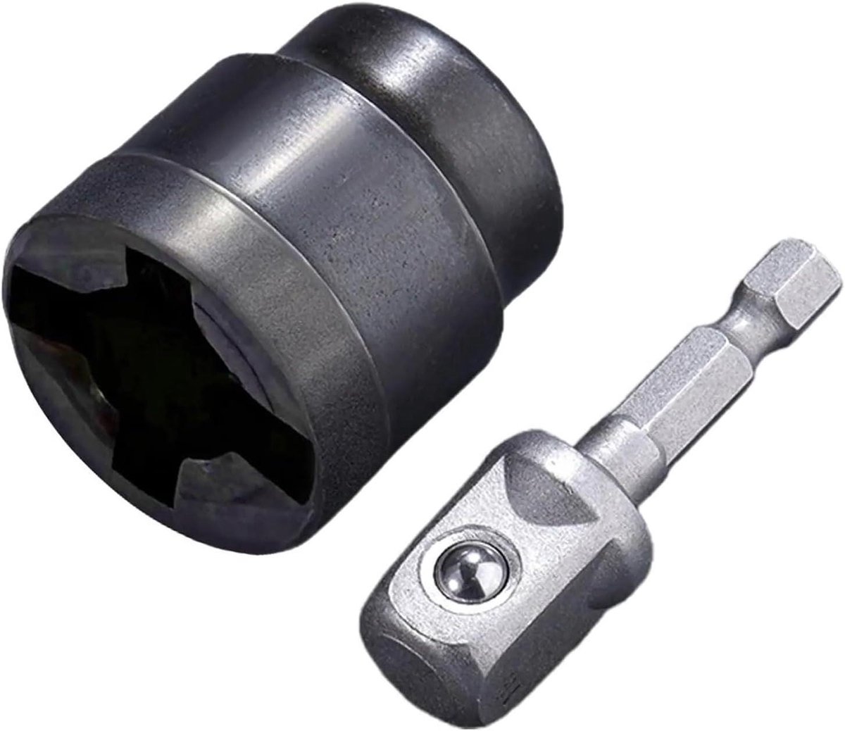 Krik Adapter - Schaar Krik - Voertuig Ondersteuning - Duurzame Slijtvaste Bouw - 2 Stuks - Zwart