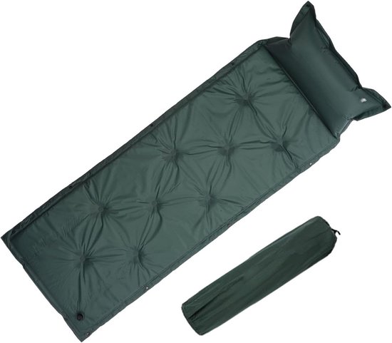 Opblaasbare Slaapmat - Kampeer Mat - Outdoor Avontuur - Ingebouwde Pomp - 953 gram - Blauw — afbeelding 5