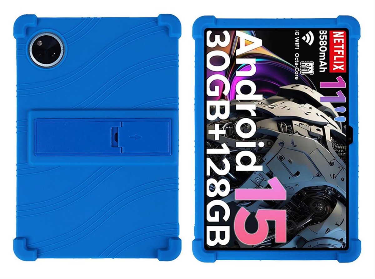 Cosensi - Dailygoods - Hoesje voor Tablet met Standaard en Valbescherming