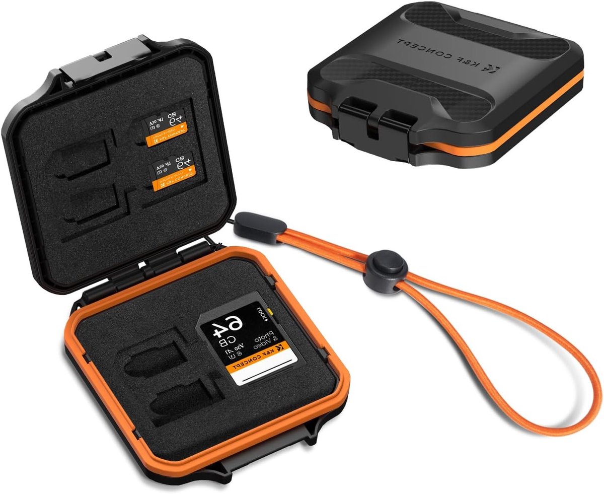 Geheugenkaart Beschermdoos voor 16 Micro SD TF Kaarten, Compact, Waterdicht en Schokbestendig, Draagbare Opslagoplossing voor Micro SDXC en Micro SDHC Kaarten
