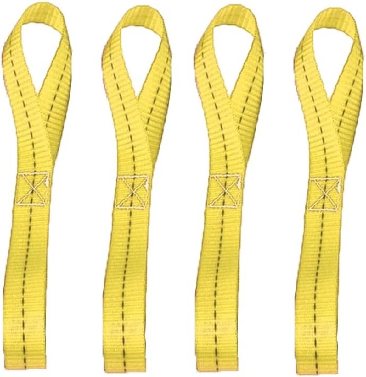 Set van 4 Sterke Nylon Luggage Riemen 2.5x40cm voor Motorfietsen, ATV's en Kampeeruitrusting, Tot 800kg Draagvermogen, Ideaal voor Klimmen en Ophangen