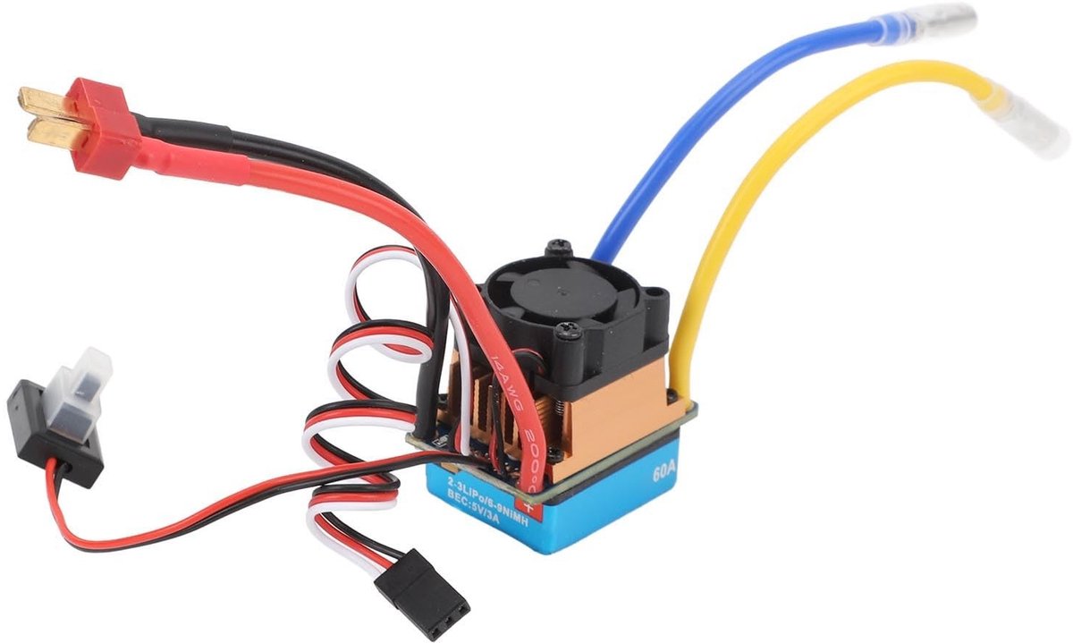 Cosensi - 480A Borstelde Elektronische Snelheidscontroller met Koelventilator