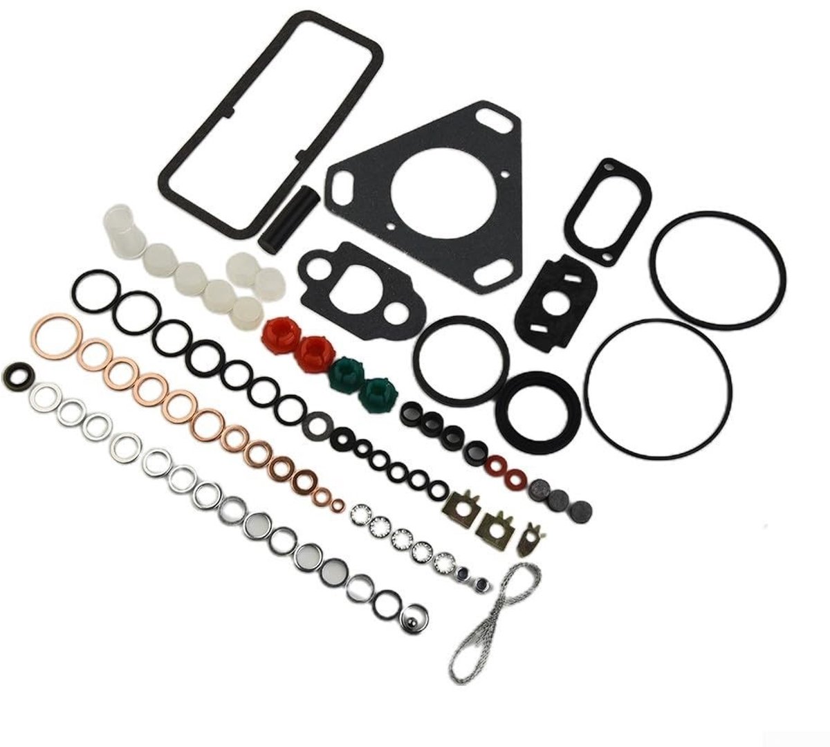 Dailygoods - Dailygoody - Afdichting & Pakking Reparatie Kit - Hoogwaardige materialen - Geschikt voor Injectiepompen - 3 en 4 cilinder - Onderdeelnummer 7135