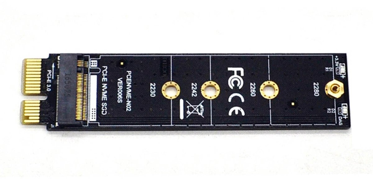 Dailygoods - Cosensi - M.2 naar PCI-E NVMe Adapter voor Snelle Gegevensoverdracht