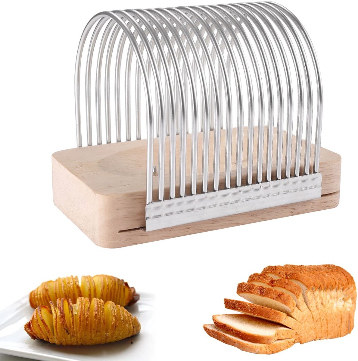 Dailygoods - Hassel-Back Aardappelsnijder en Groentesnijder