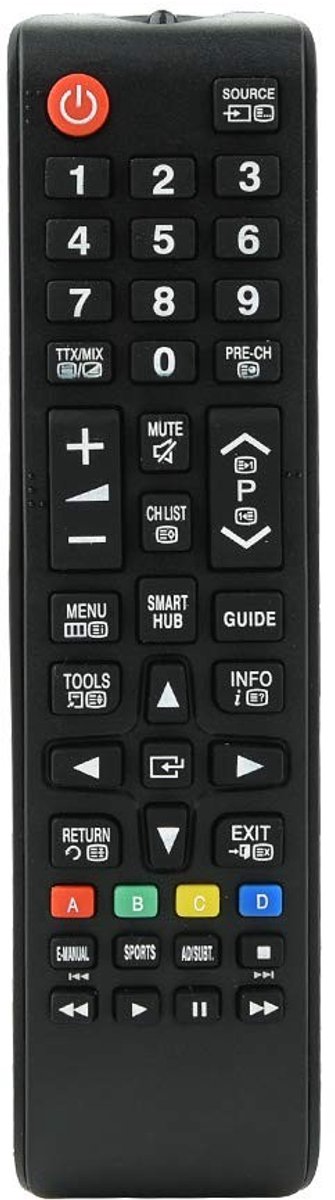 Dailygoods - Innovra - Dailygoods - Dailygoody - Nieuwe afstandsbediening - Vervanging voor -01199G TV - Ergonomisch ontwerp - Compact formaat - Betrouwbare afstandsbediening - Geschikt ..