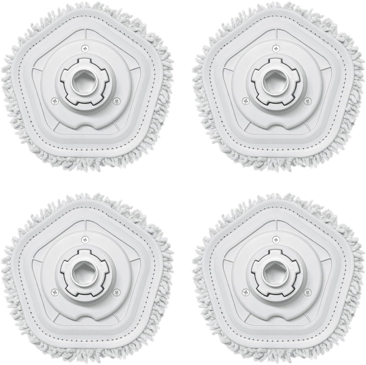 Cosensi - Dailygoods - 4 Stuks Reservekoppen voor Reinigingsdweilrobot